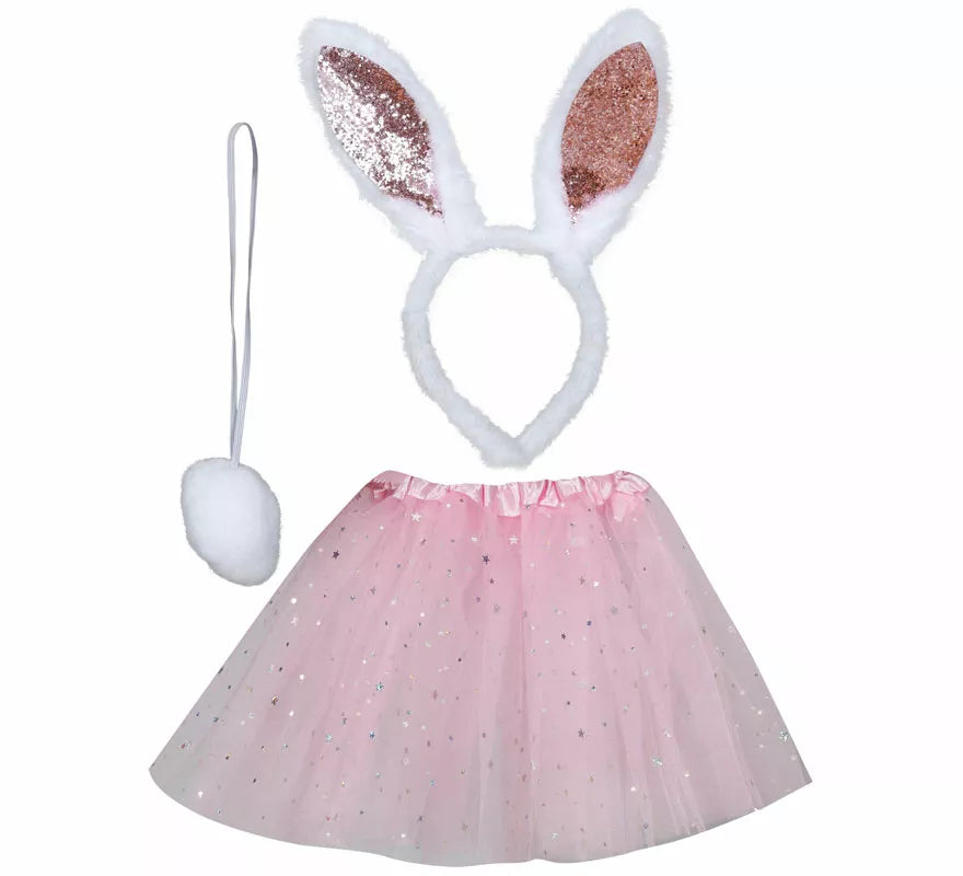 Translation missing: it.Kit de Conejita infantil: Diadema, cola y falda