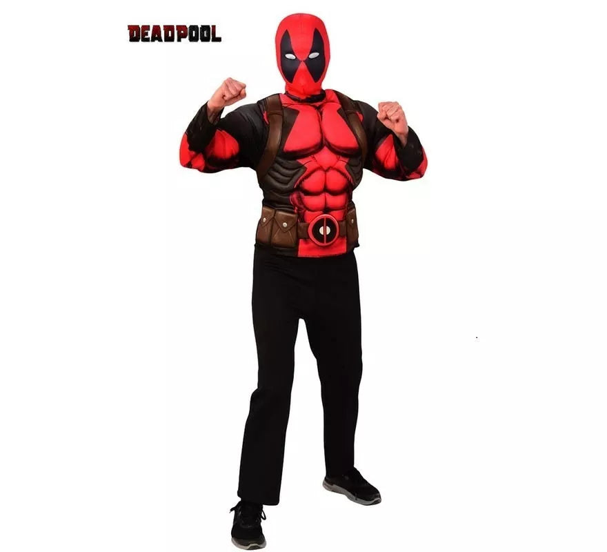Translation missing: it.Kit de Deadpool adulto: Top y Máscara