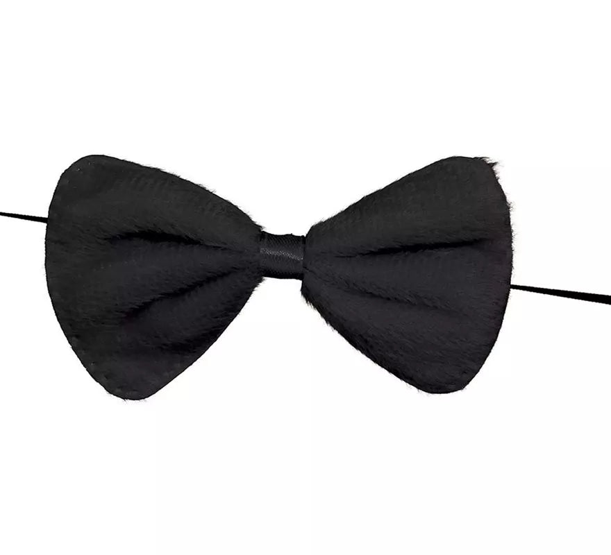 Kit de Demonio negro: Diadema, Pajarita y Cola