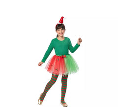 Kit per la festa di Natale: fascia per capelli e gonna