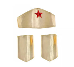 Kit Gold Heroine: fascia e braccialetti