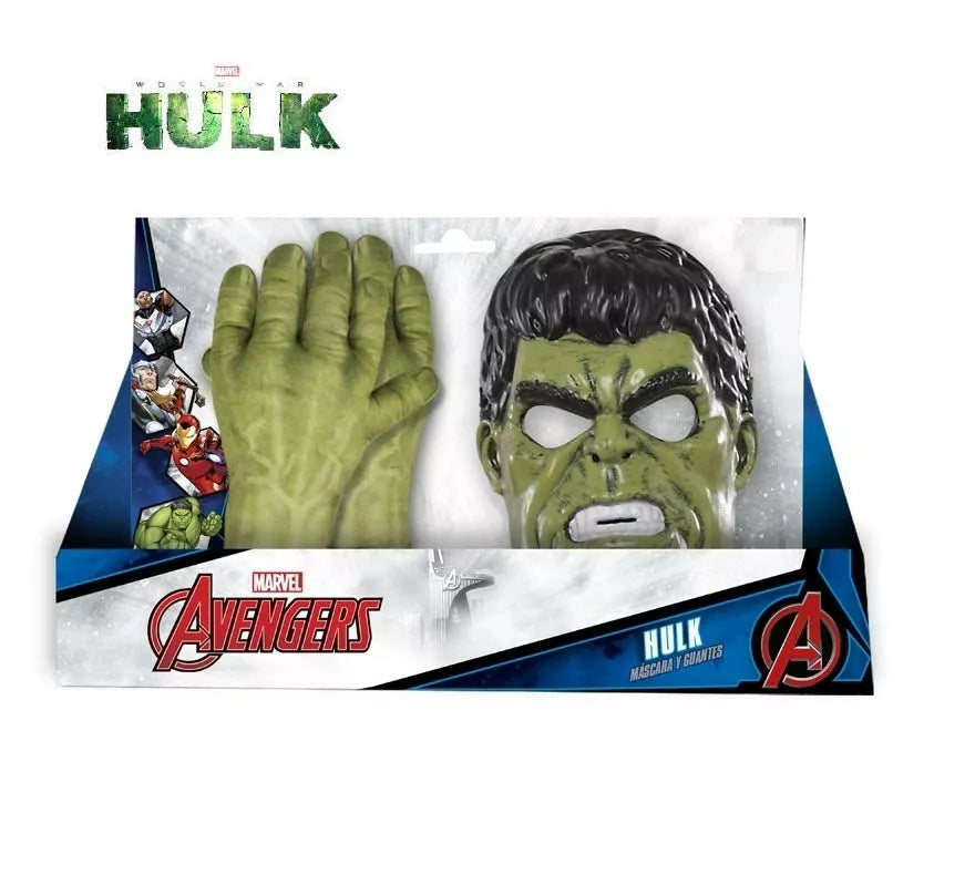 Translation missing: it.Kit de Hulk infantil: Guantes y Máscara