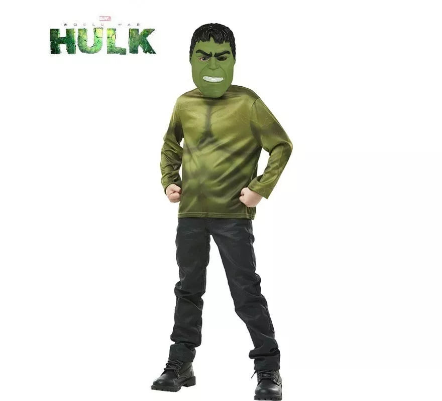 Translation missing: it.Kit de Hulk infantil: Top simulado y Máscara
