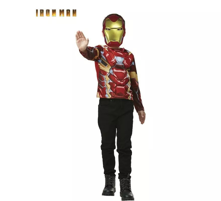 Translation missing: it.Kit de Iron Man infantil: Top y Máscara