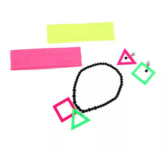 Kit 80: orecchini, collana e 2 Nastri