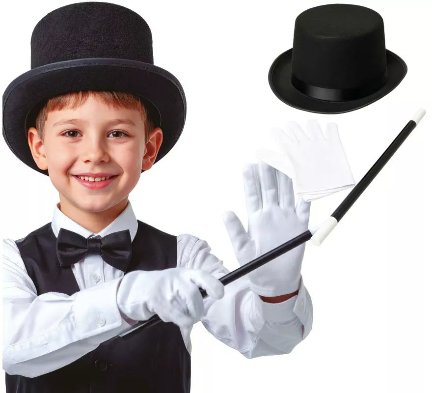 Translation missing: it.Kit de Mago infantil: Sombrero, Guantes y Varita