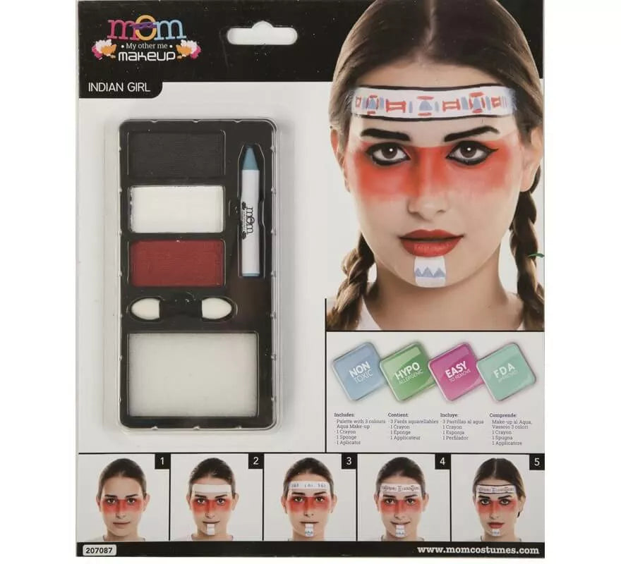 Translation missing: it.Kit de Maquillaje de India adulto