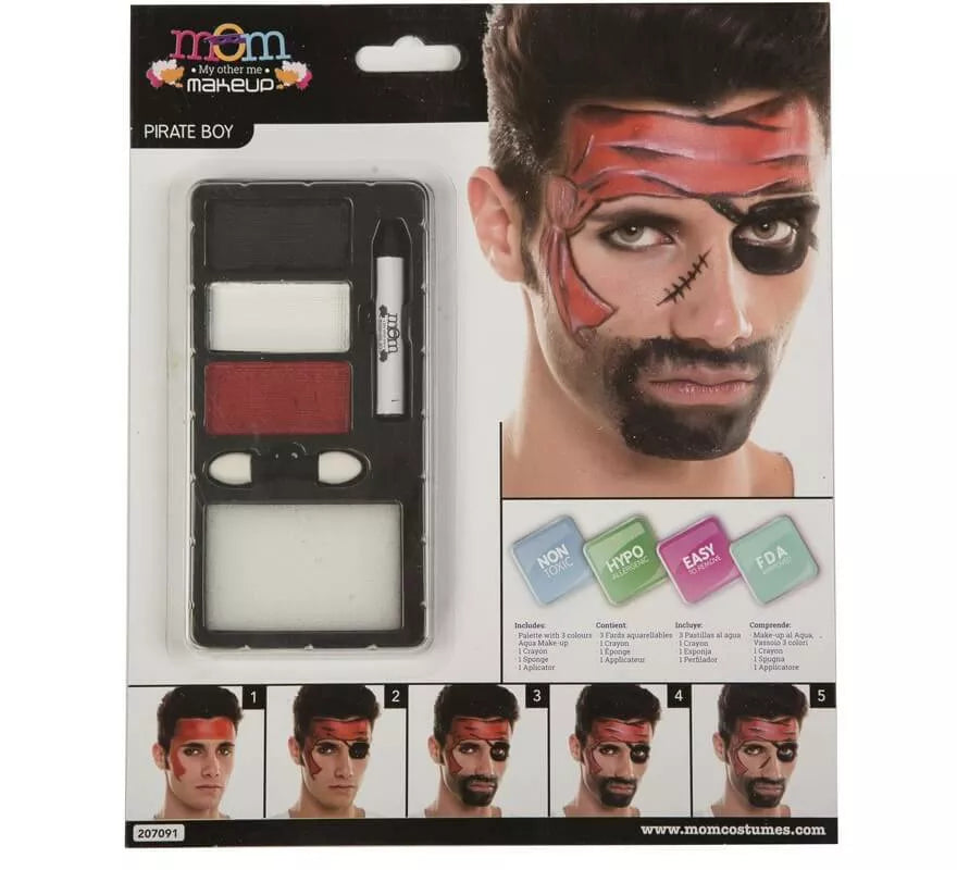 Translation missing: it.Kit de Maquillaje de Pirata hombre