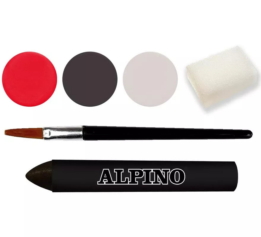 Translation missing: it.Kit de Maquillaje de Vampiro: 3 colores, pincel y esponja
