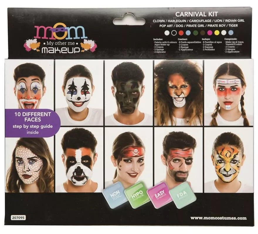 Translation missing: it.Kit de Maquillaje Deluxe Carnaval adultos