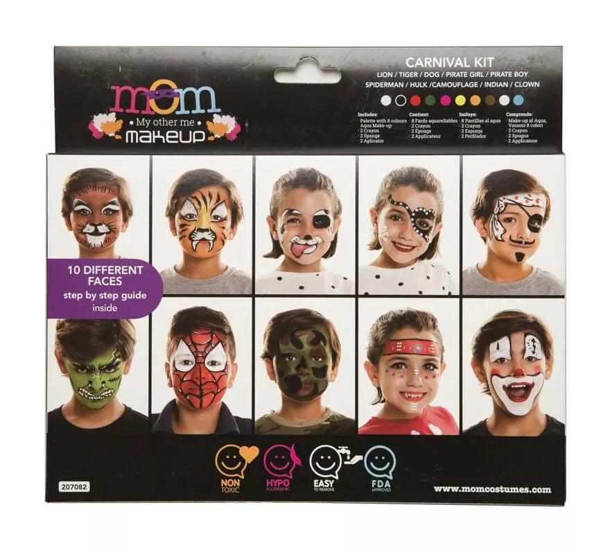 Translation missing: it.Kit de Maquillaje Deluxe Carnaval infantil