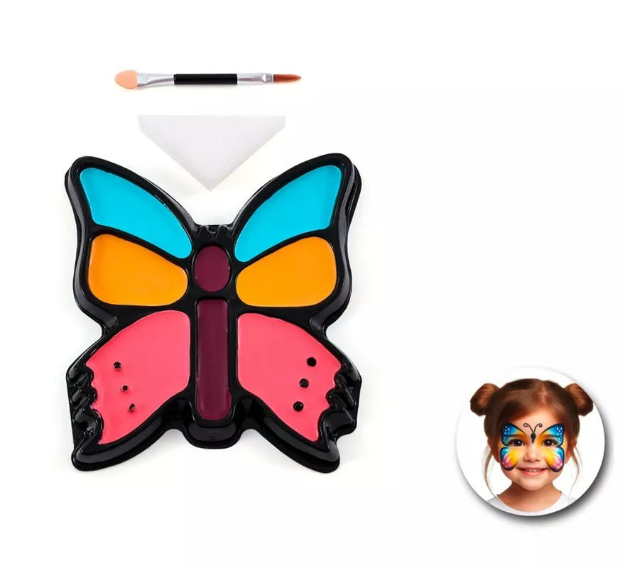 Translation missing: es.Kit de Maquillaje Mariposa: Esponja, brocha y paleta de colores