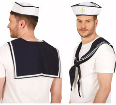 Kit da marinaio anni '50: cappello e colletto