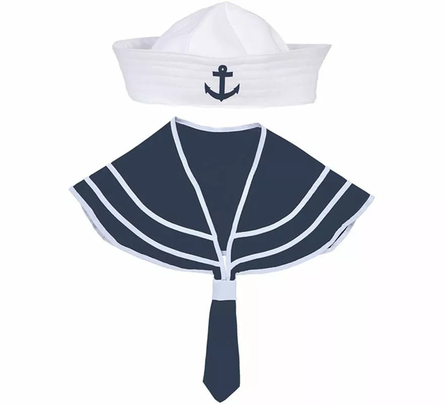 Translation missing: it.Kit de Marinero para adultos: Gorro y Cuello