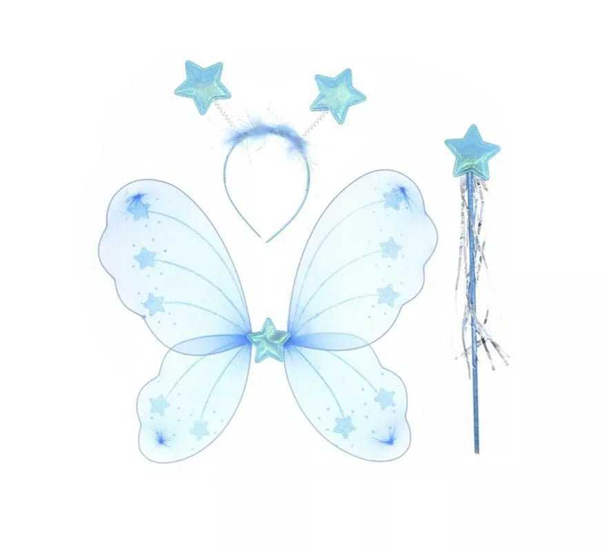 Translation missing: it.Kit de Mariposa azul: Diadema, Alas y Varita