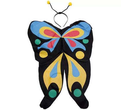 Kit de Mariposa Negra: Alas y Tiara