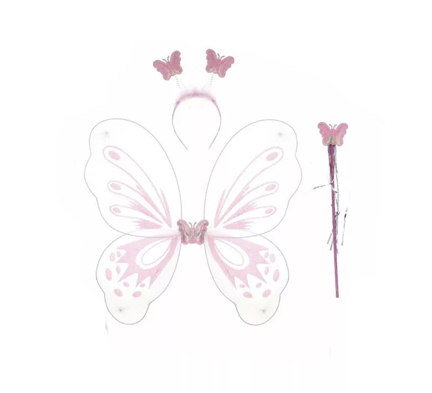 Translation missing: it.Kit de Mariposa púrpura: Diadema, Alas y Varita
