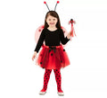 Kit de Mariquita Infantil: Tutú, Alas, Varita y Tiara