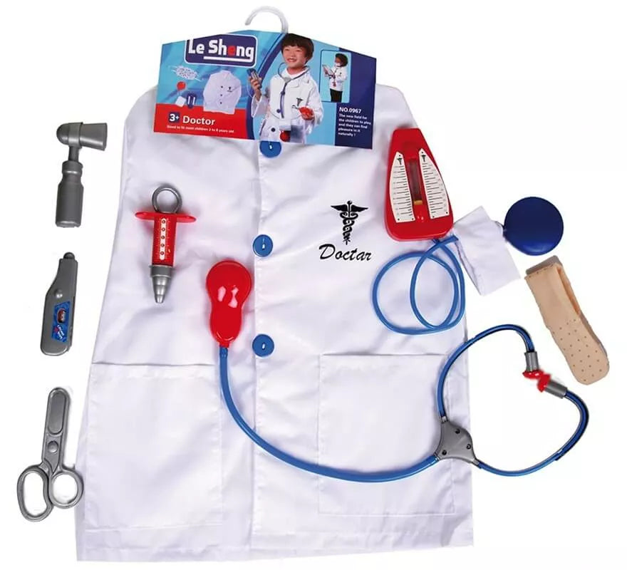 Translation missing: it.Kit de Médico infantil: Bata con 7 accesorios