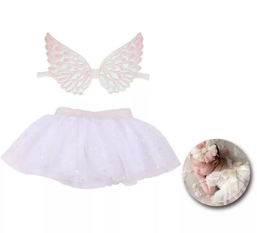 Translation missing: es.Kit de Newborn Ángel infantil: Tutú y Alas