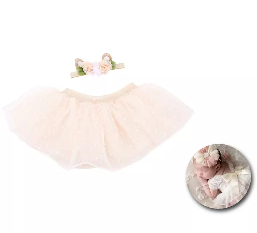 Translation missing: it.Kit de Newborn Cervatillo infantil: Tutú y Cinta de orejas