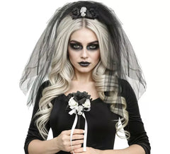 Kit Sposa Morta: Velo e Bacchetta