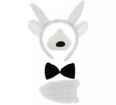 Kit Agnello: Cerchietto, Naso, Papillon e Coda