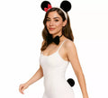 Kit de Panda para mujer: Diadema, Pajarita y Cola