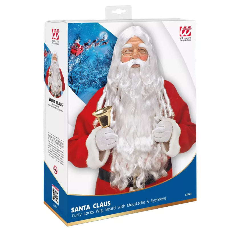 Translation missing: it.Kit de Papá Noel: Peluca, Barba, Bigote y Cejas