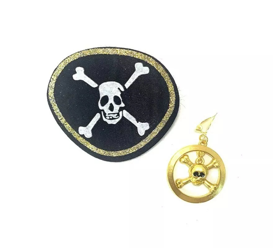 Translation missing: it.Kit de Parche Pirata: Pendientes y Parche