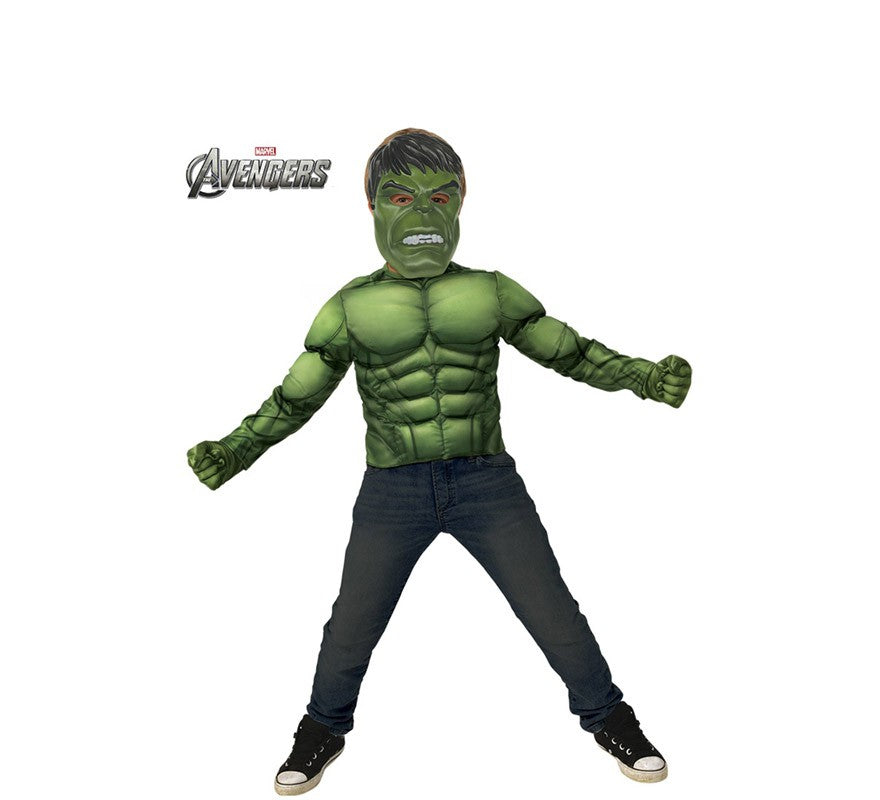 Kit de Pecho Musculoso de Hulk para niño