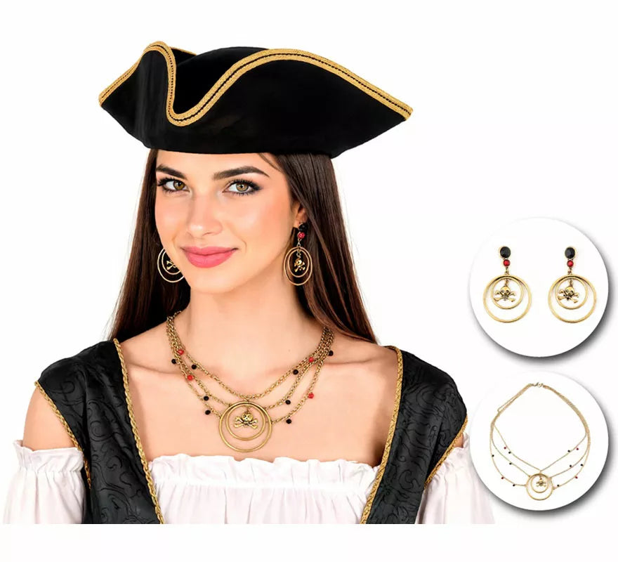 Translation missing: es.Kit de Pendientes y Collar Pirata