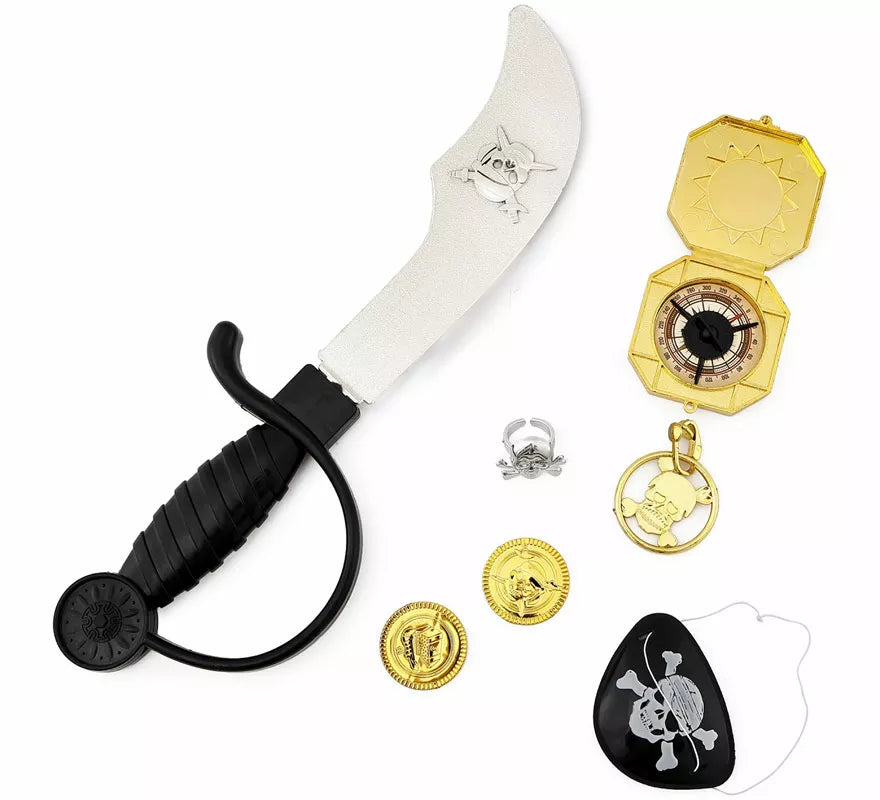Translation missing: it.Kit de Pirata con Espada de plástico en modelos surtidos