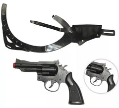 Pistola revolver e kit fondina da spalla