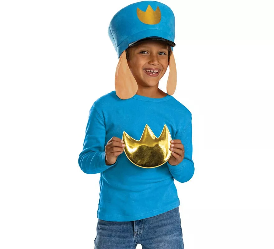 Translation missing: it.Kit de Policán Dog Man Infantil: Sombrero e Insignia