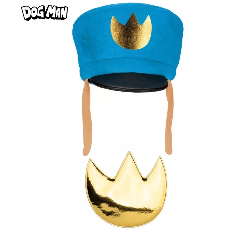 Translation missing: it.Kit de Policán Dog Man Infantil: Sombrero e Insignia
