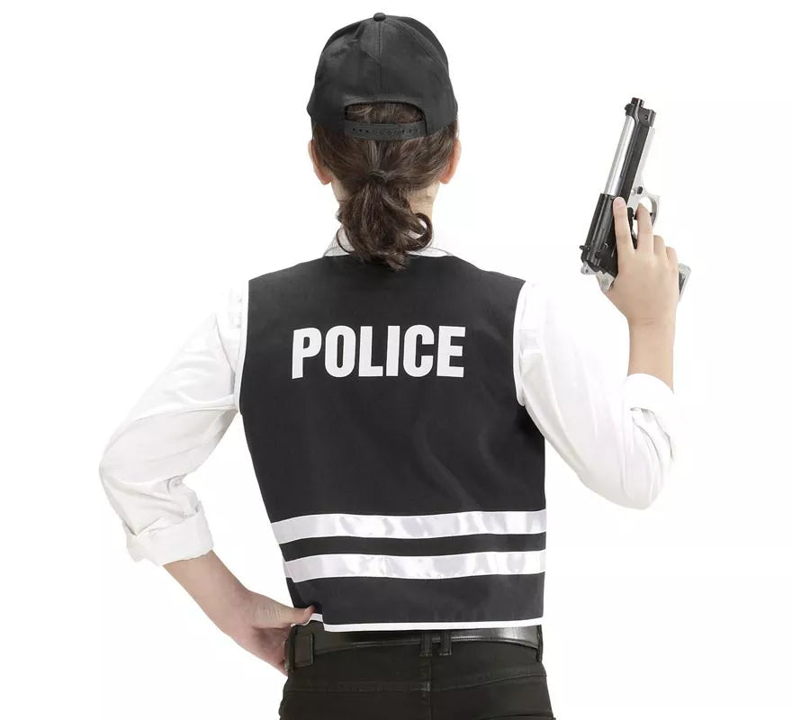 Translation missing: it.Kit de Policía inglés infantil: Gorro y chaleco