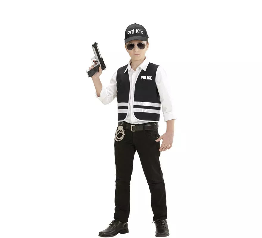 Translation missing: es.Kit de Policía inglés infantil: Gorro y chaleco