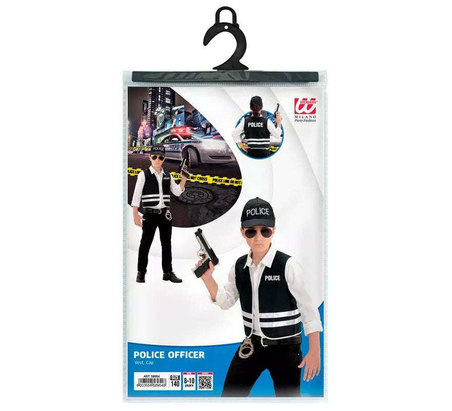 Translation missing: es.Kit de Policía inglés infantil: Gorro y chaleco
