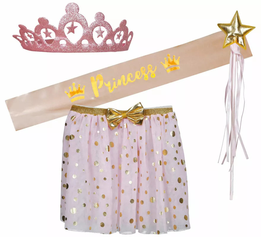 Translation missing: it.Kit de Princesa infantil: Banda, diadema y falda