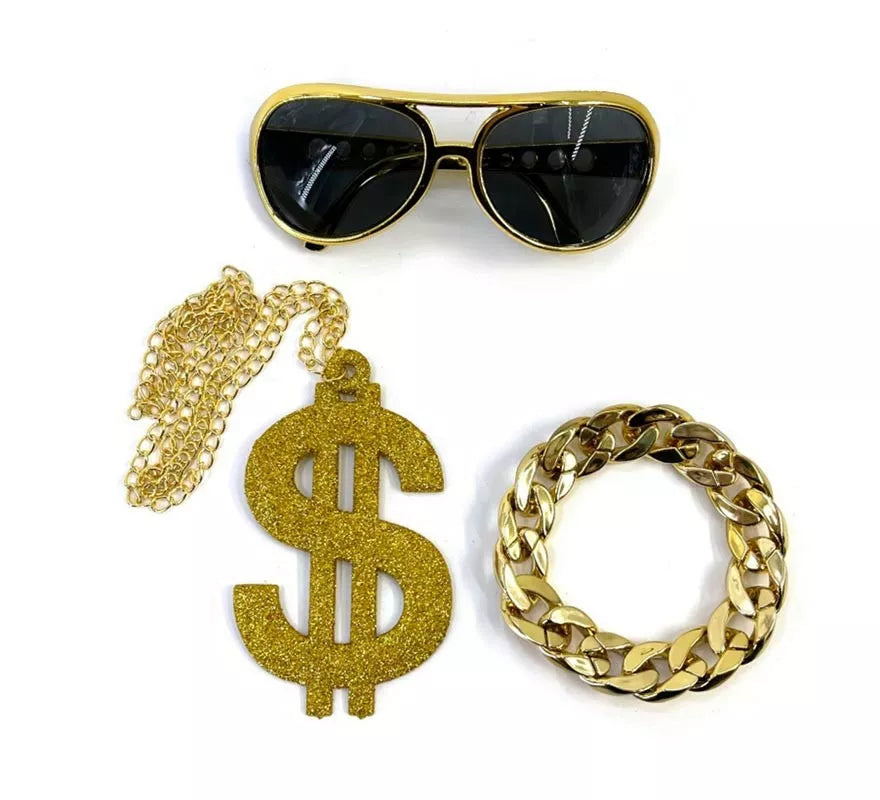 Translation missing: it.Kit de Rapero: Gafas, Collar y Pulsera