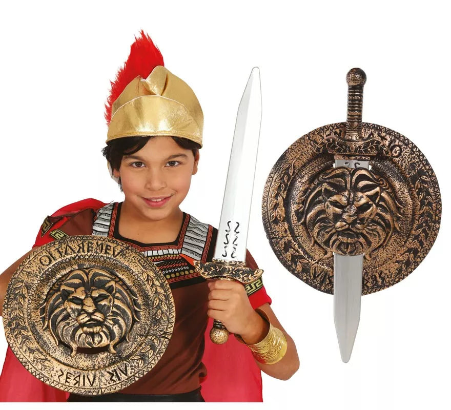 Translation missing: it.Kit de Romano infantil: Escudo y espada