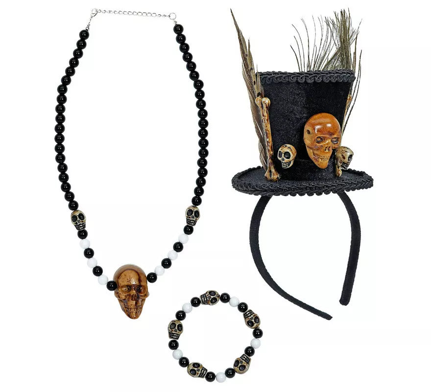 Translation missing: it.Kit de Sacerdote Vudú: Mini Sombrero, Pulsera y Collar