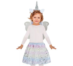 Kit Unicorno per bambini: fascia per capelli, ali e tutù