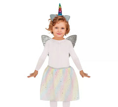 Kit de Unicornio infantil: Diadema, Alas y Tutú