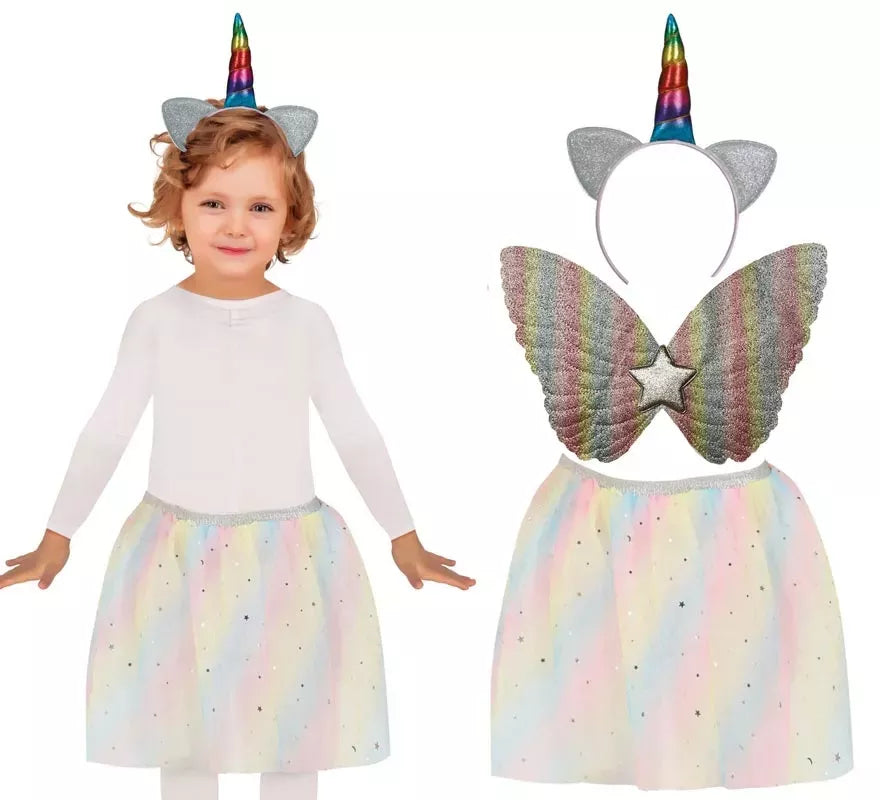 Translation missing: it.Kit de Unicornio infantil: Diadema, Alas y Tutú