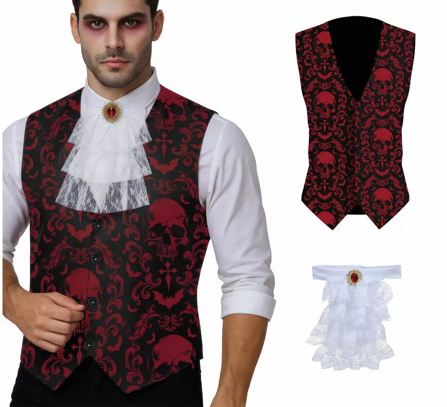 Translation missing: it.Kit de Vampiro: Chaleco y Pechera para hombre