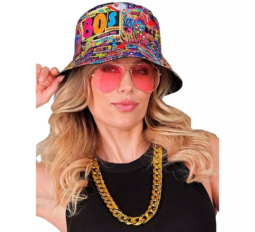 Translation missing: it.Kit Funky Años 80: Sombrero, Gafas y Collar