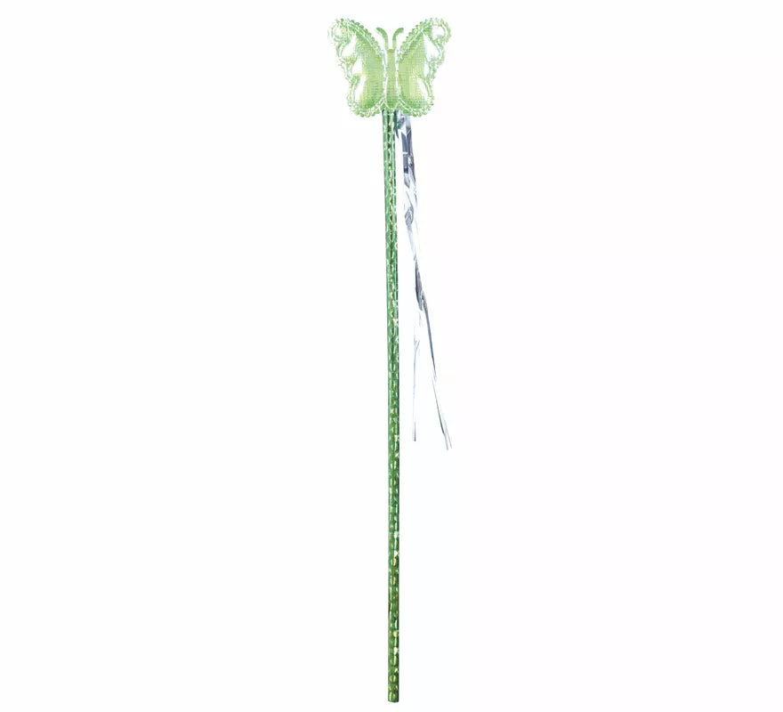 Translation missing: it.Kit Hada Mariposa Verde: Diadema, Varita y Alas de 35x40 cm