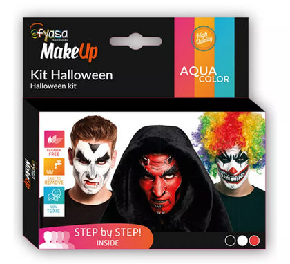 Kit Halloween de 3 Colores al Agua de 3X2 gr